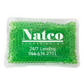 Rectangular Green Hot/ Cold Pack with Gel Beads
